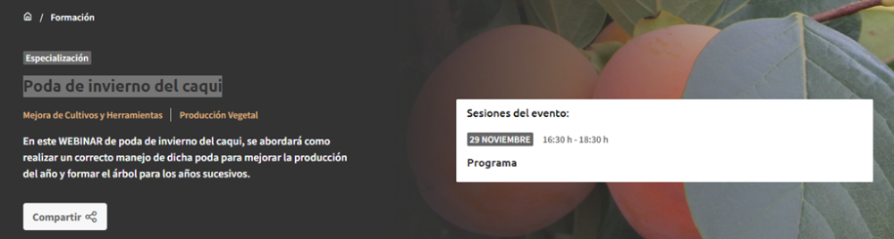  PODA DE INVIERNO DEL CAQUI